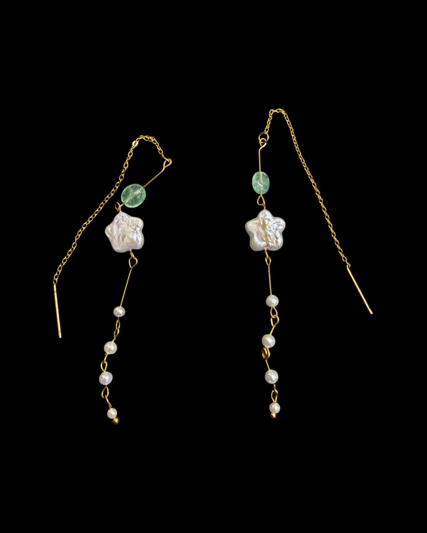 Hanging flower vase threader