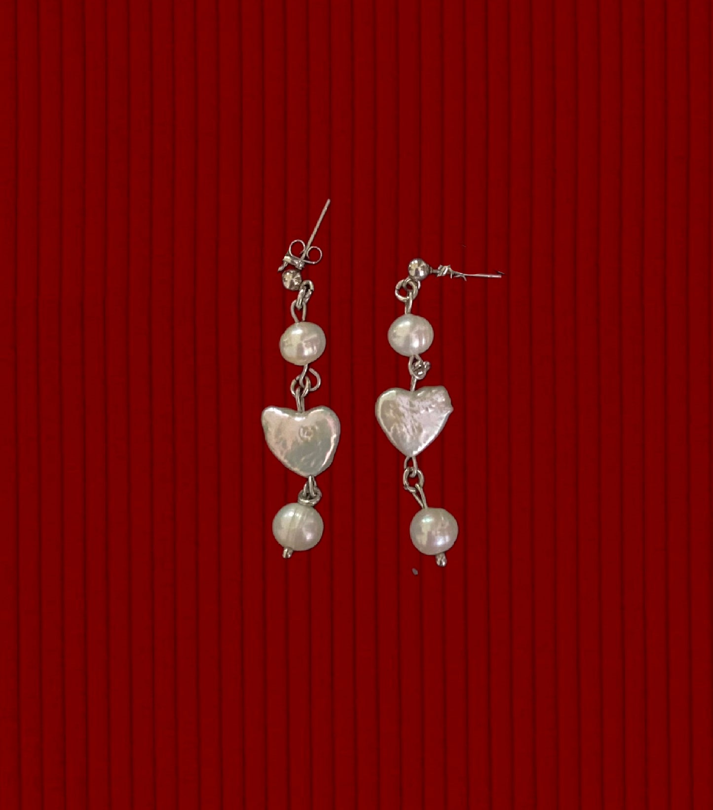 Pearl drop earrings