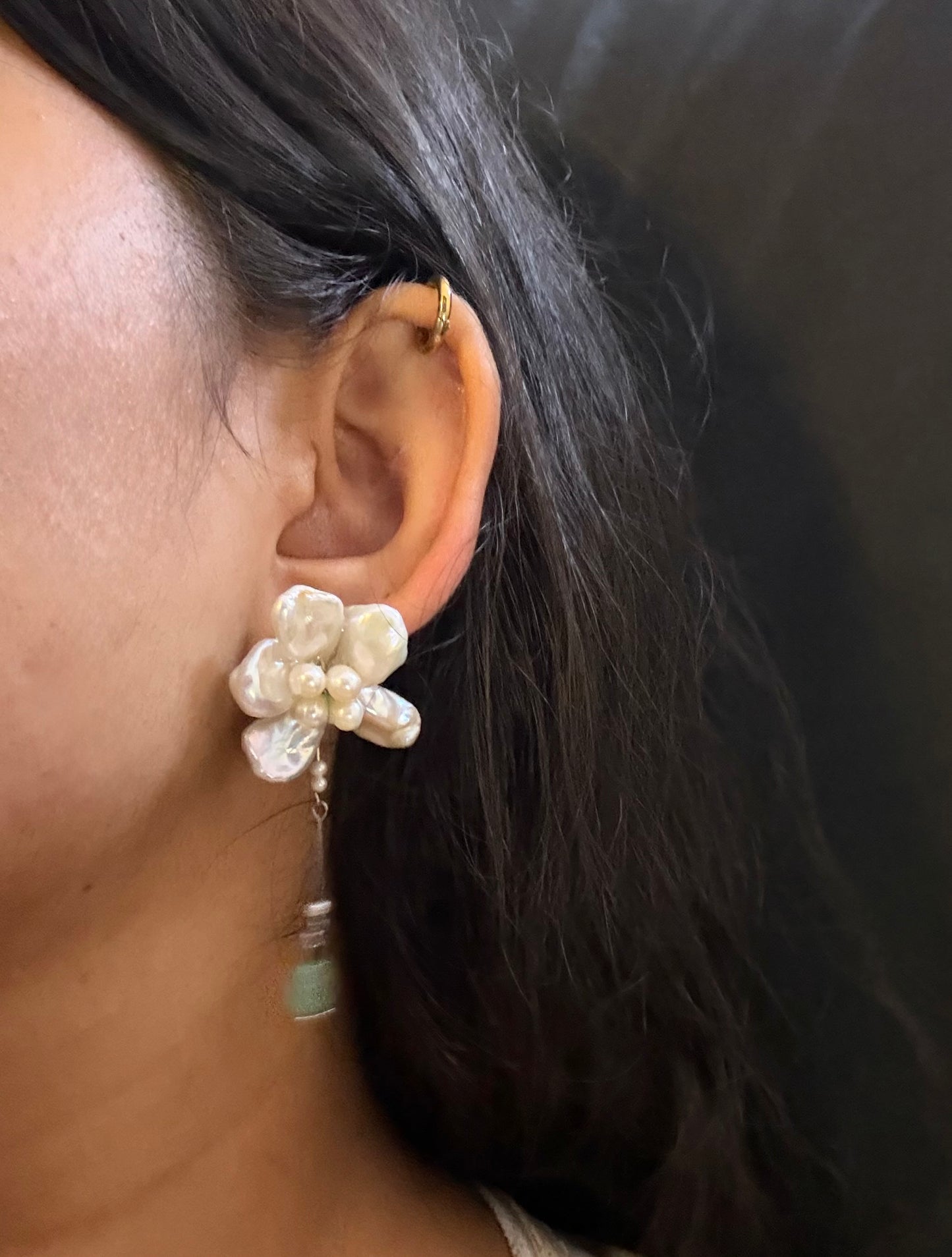 Baby detachable flower studs