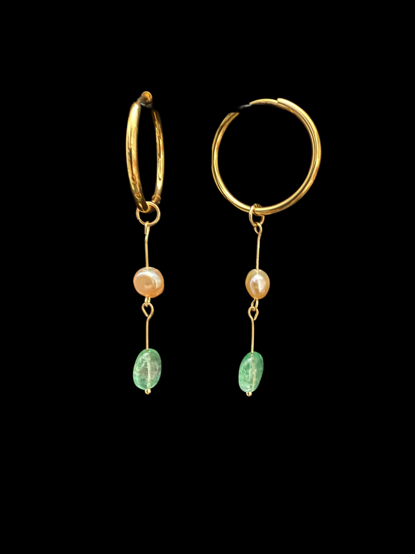 Wimsy golden hoops