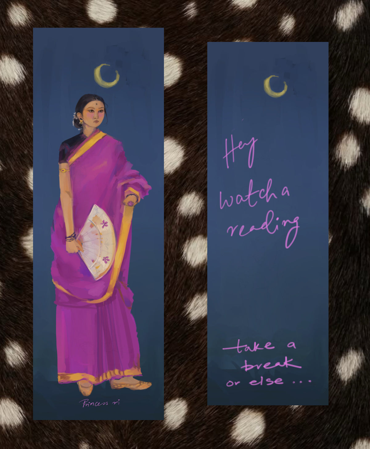 Sleepy night bookmark pre order