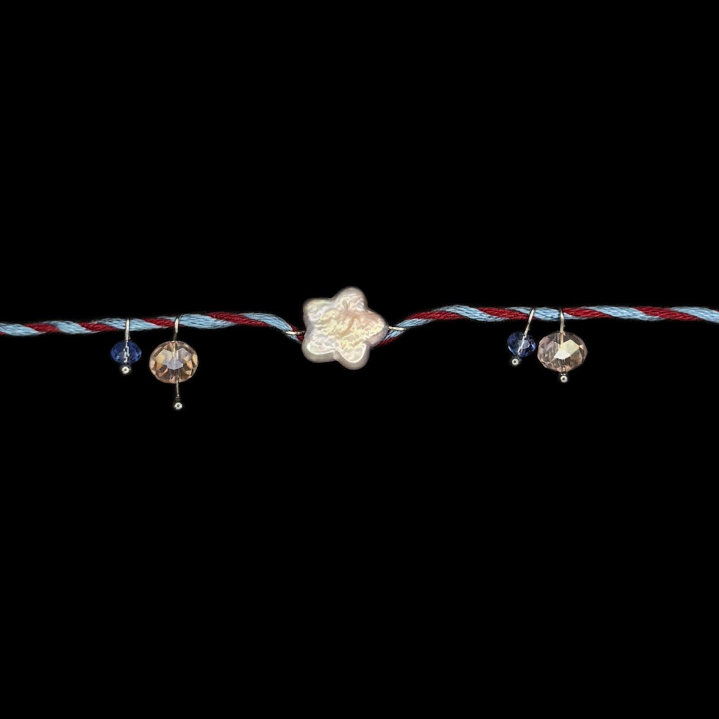 Whimsical flower Rakhi