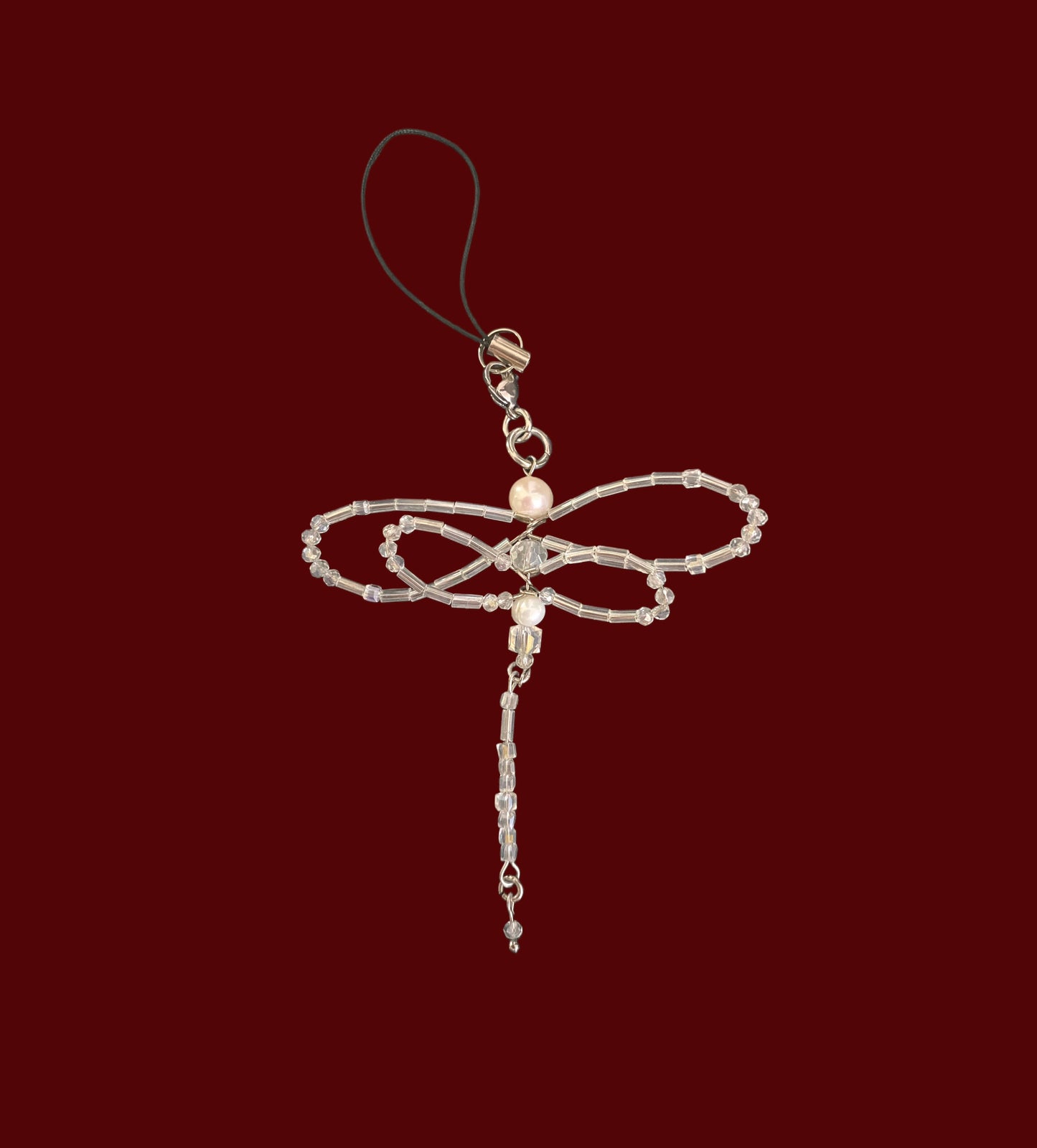 Dragonfly phone charm