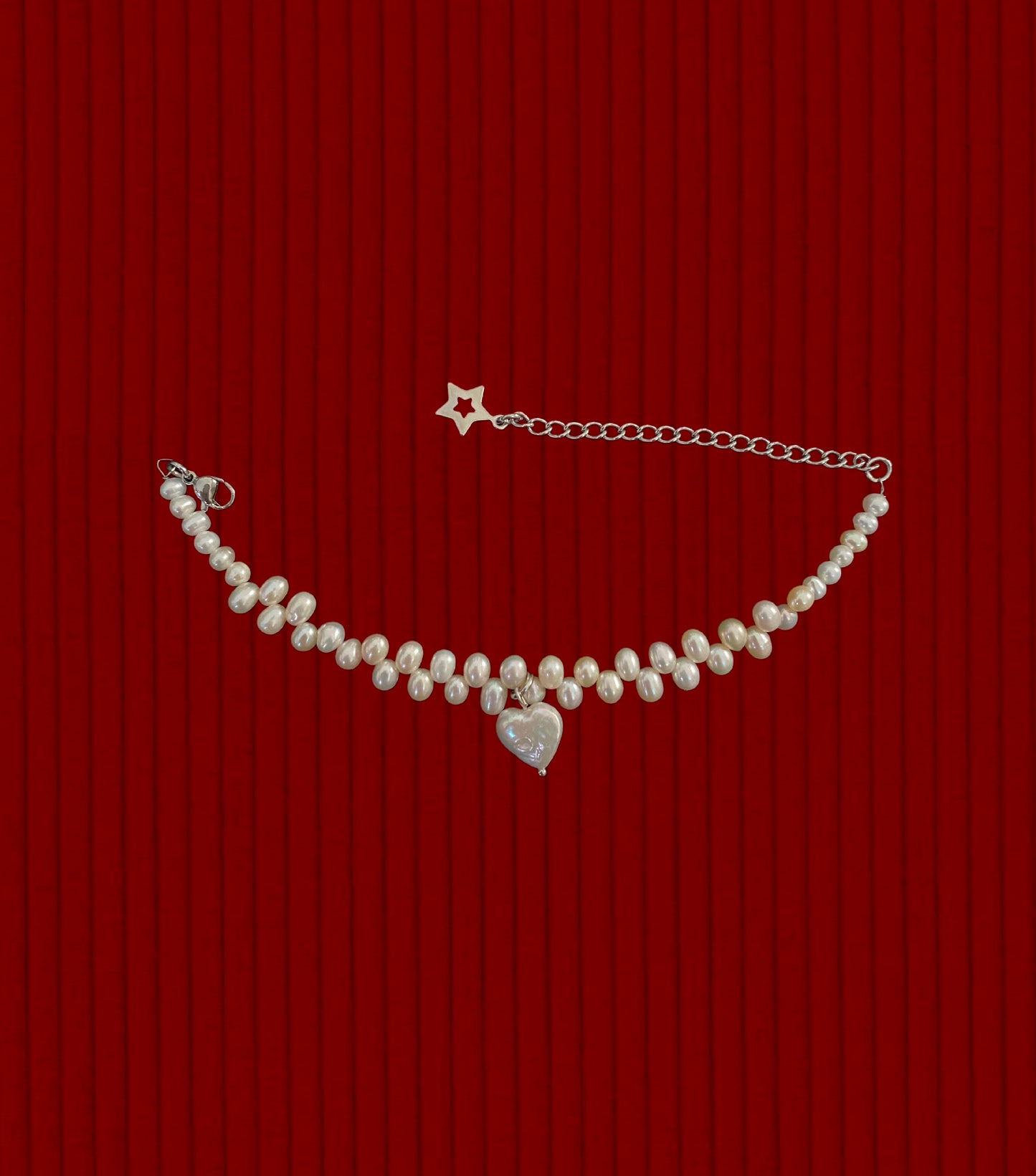 Chunky heart bracelet