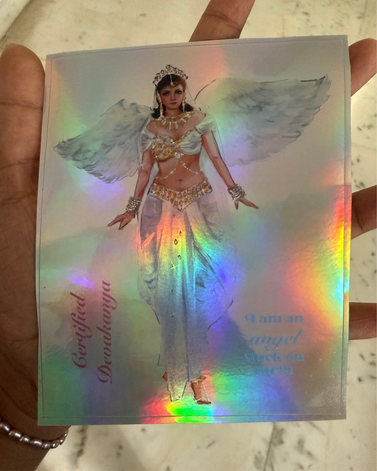 Sridevi { Holographic sticker}