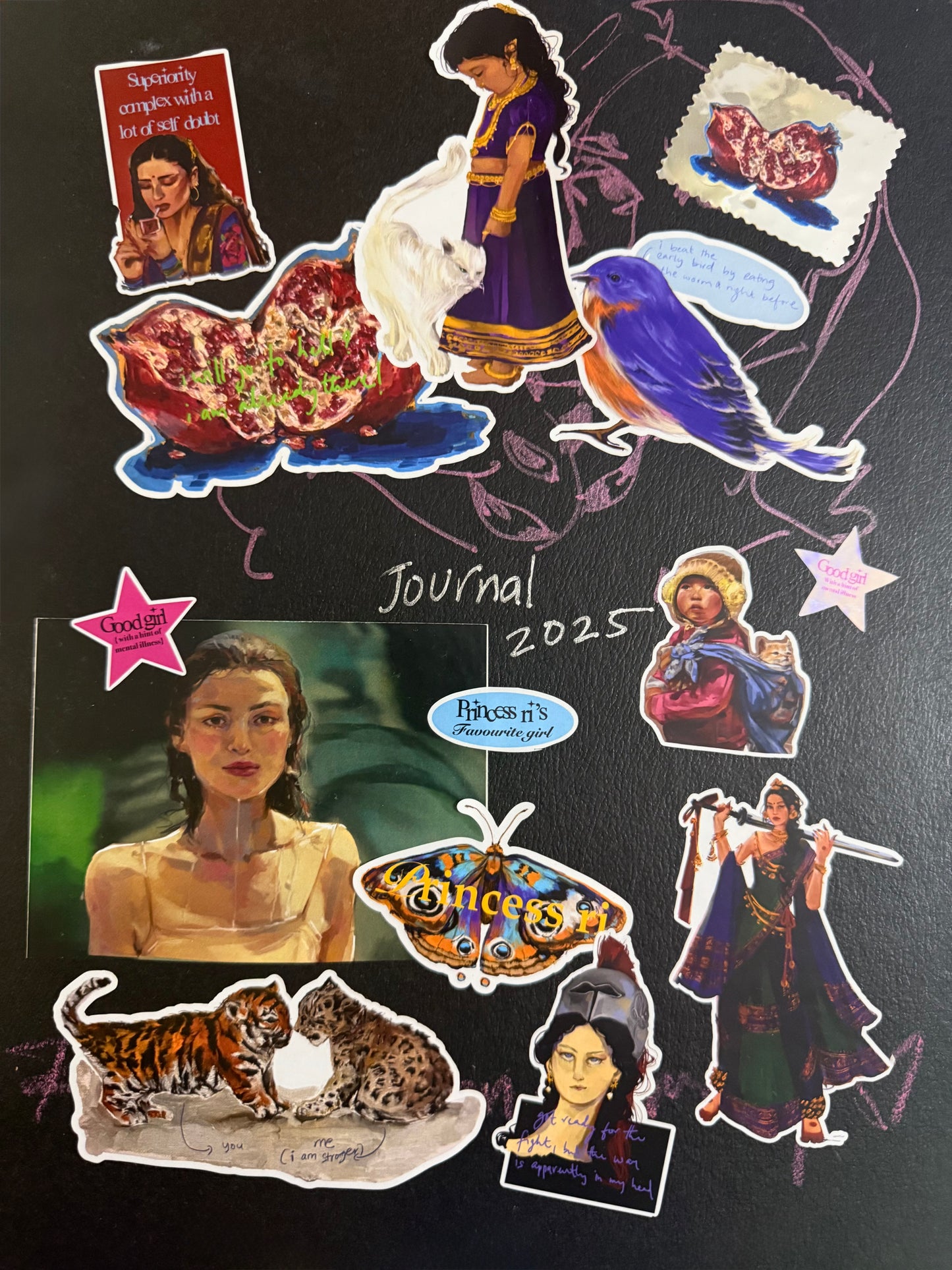 Animal sidekicks- sticker sheet { thin film}