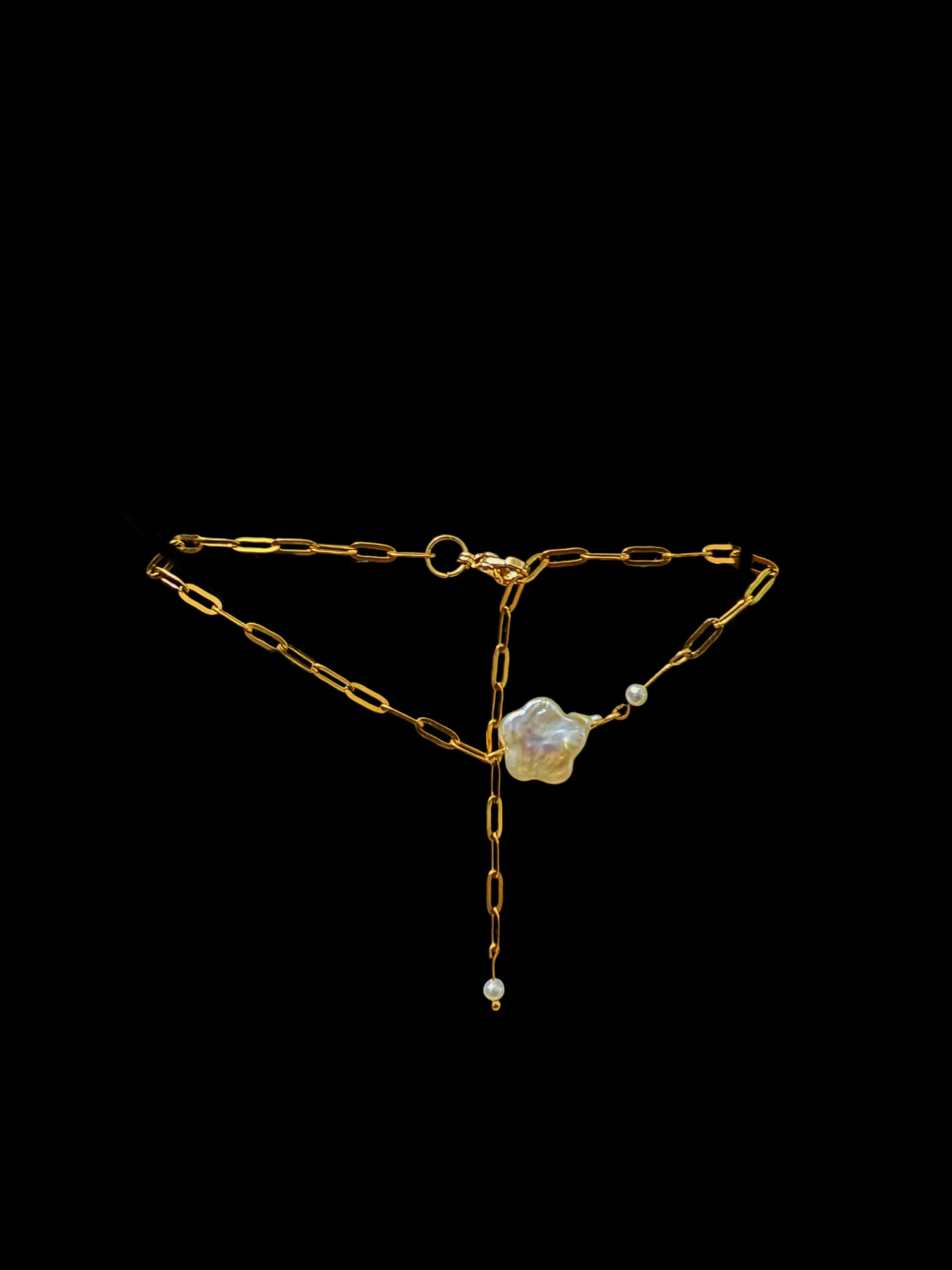 Flower gold bracelet