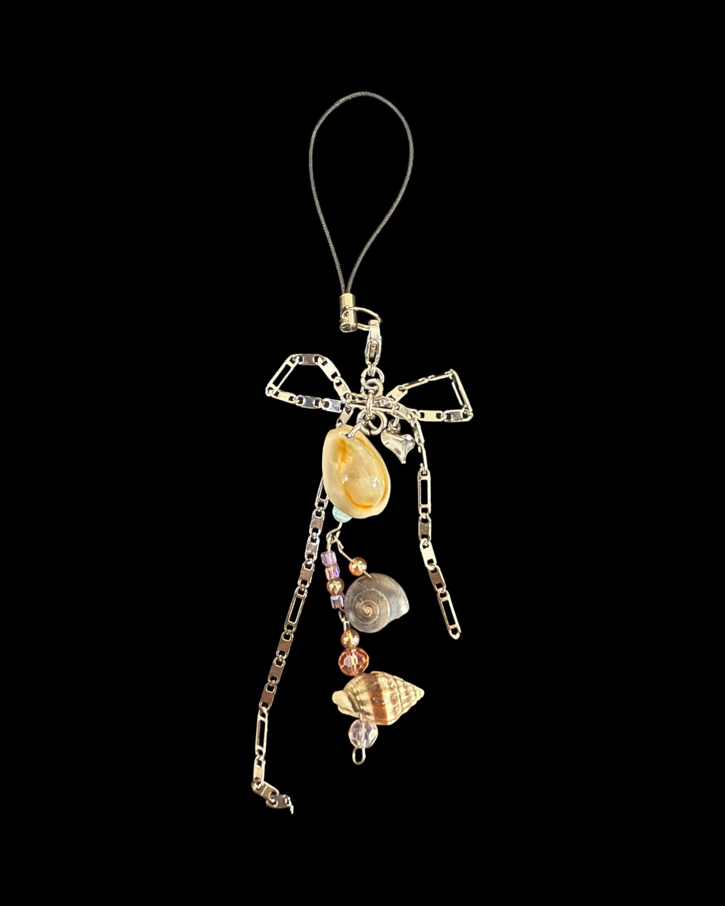 Bow and shell and you phone charm