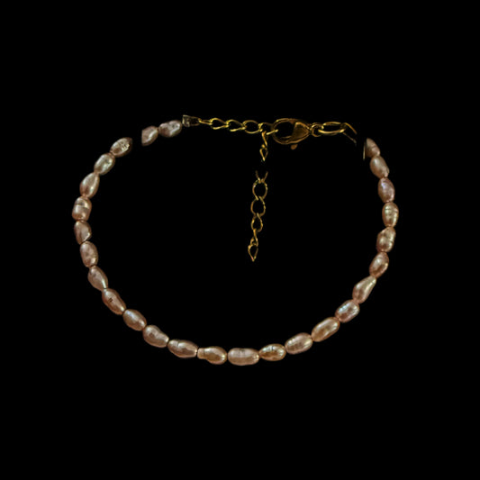 Purple caterpillar bracelet