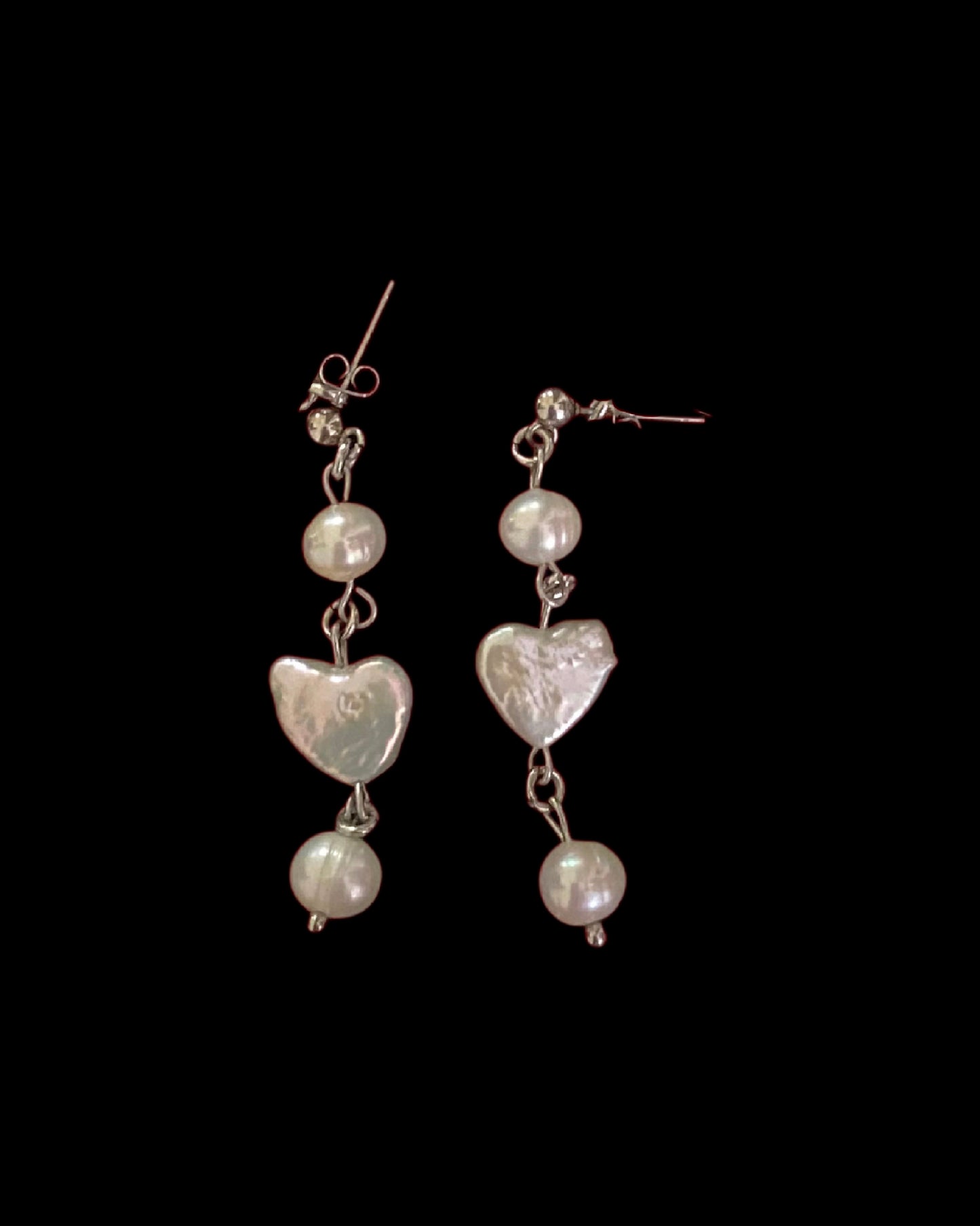 Pearl drop earrings