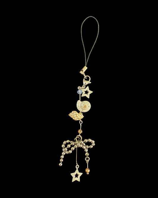 Bow and shell and you phone charm