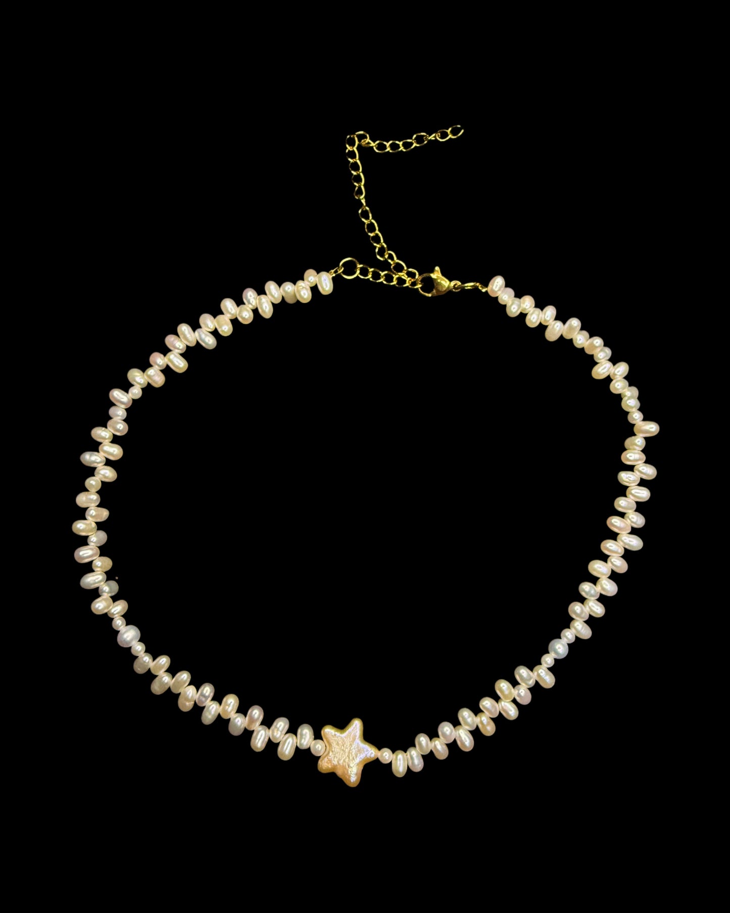 Zig zag star choker