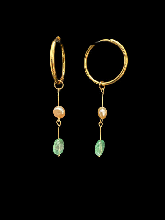 Wimsy golden hoops