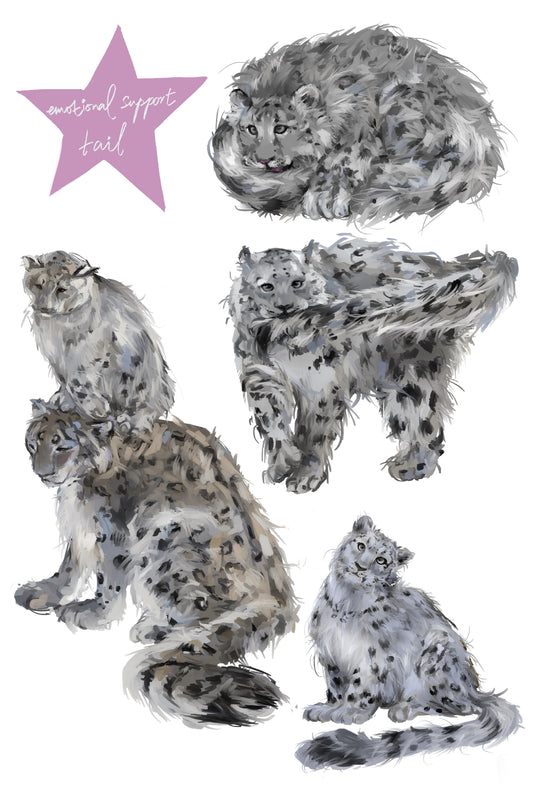 Snowball sticker sheet