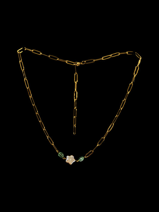 Shooting flowers choker