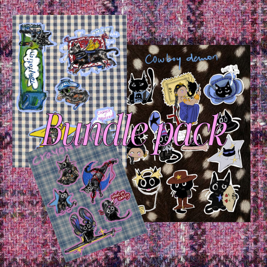 Demon bundle stickers pack pre order