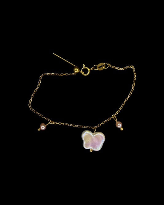 Butterfly hangout threader bracelet