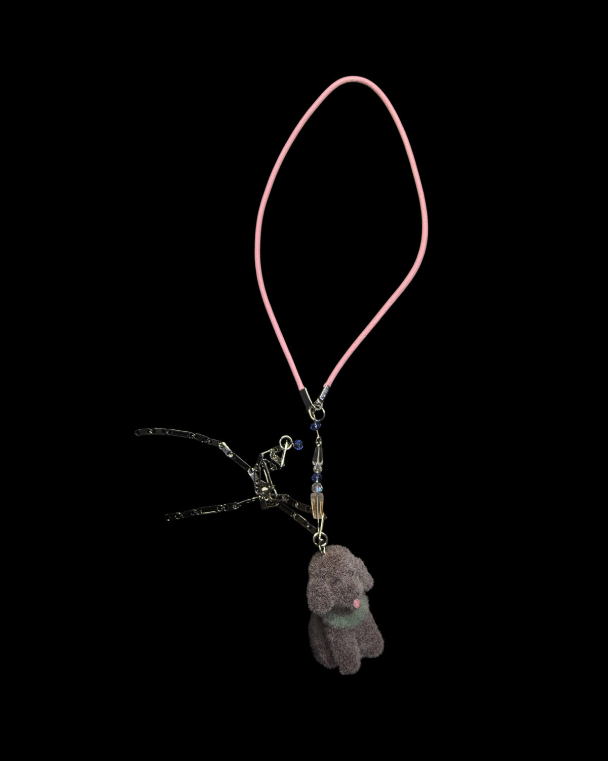 Poodle bag charm