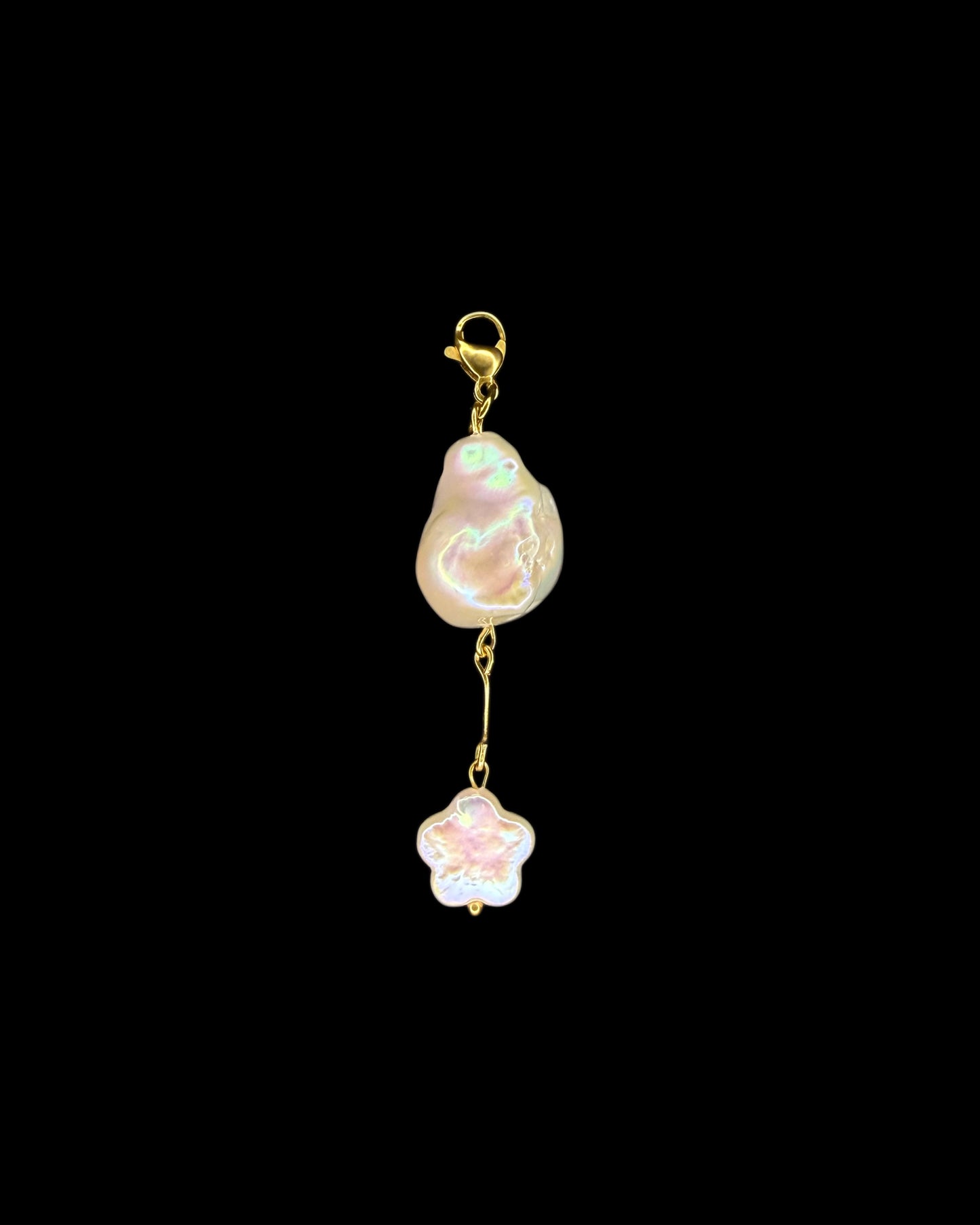 Flower on fire charm