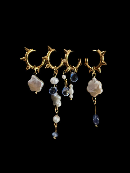 Enemies tears double piercing set
