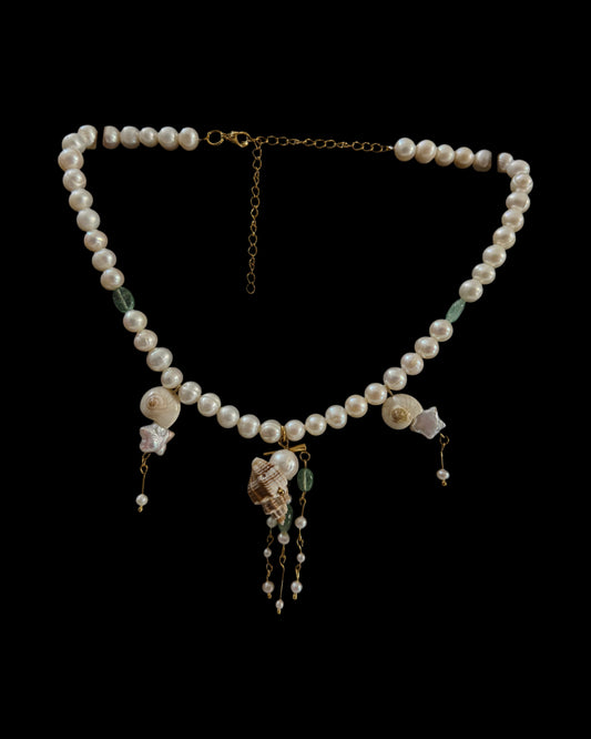 Crazy mermaid lady choker
