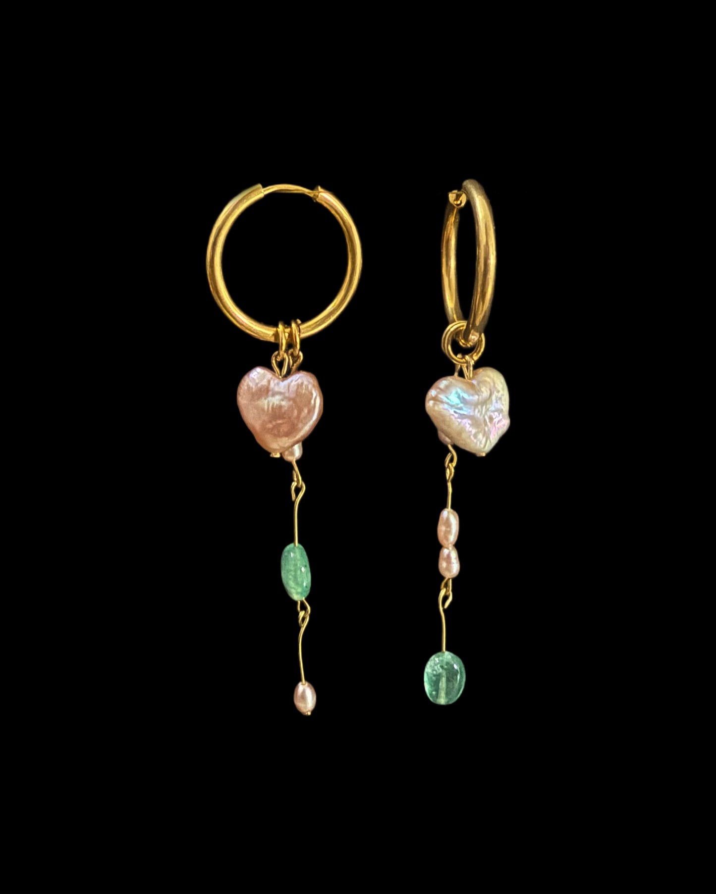 Heart your eyes earrings
