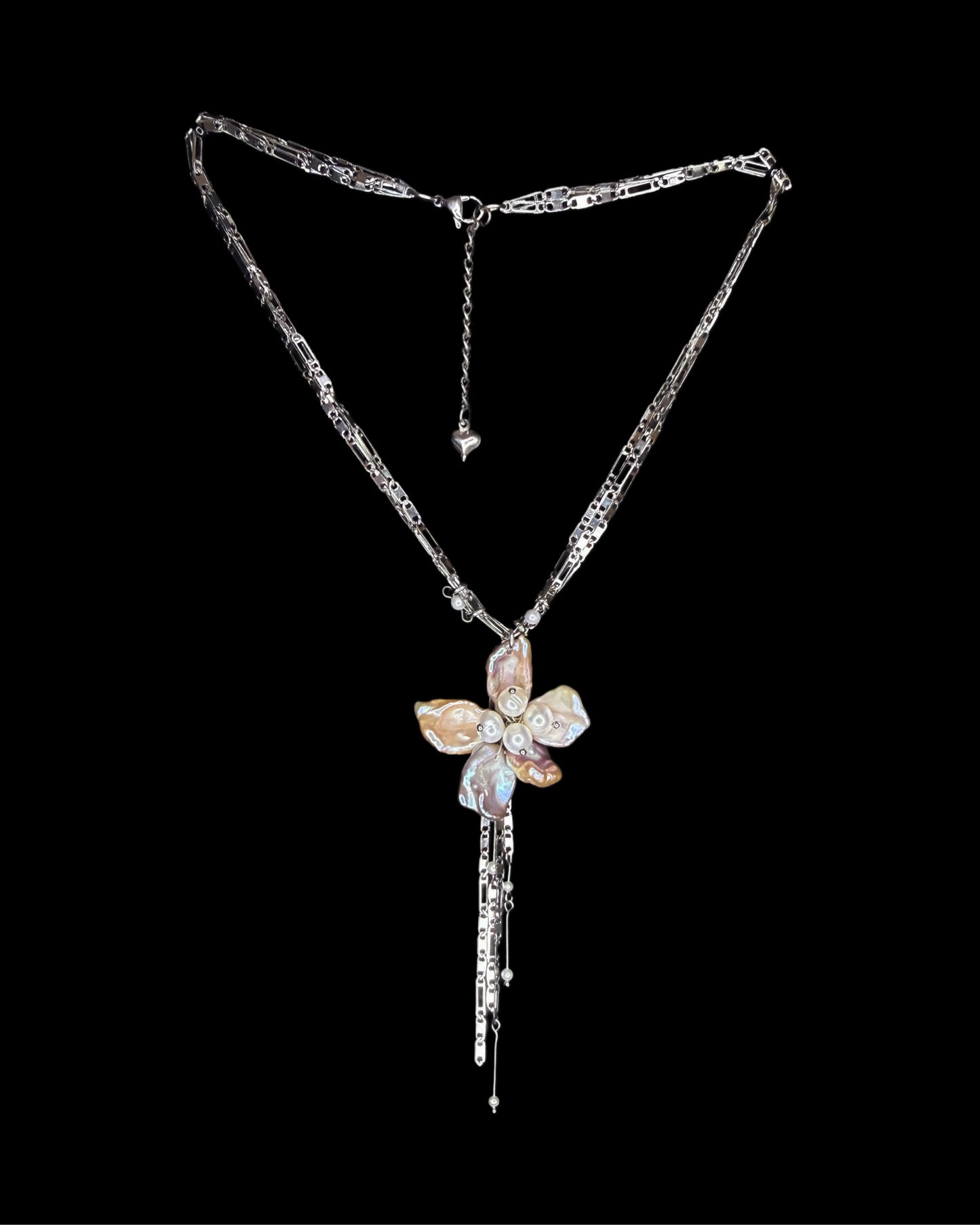 Glittering metal desert flower