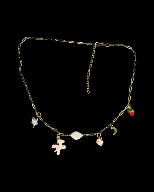 Charm struck choker
