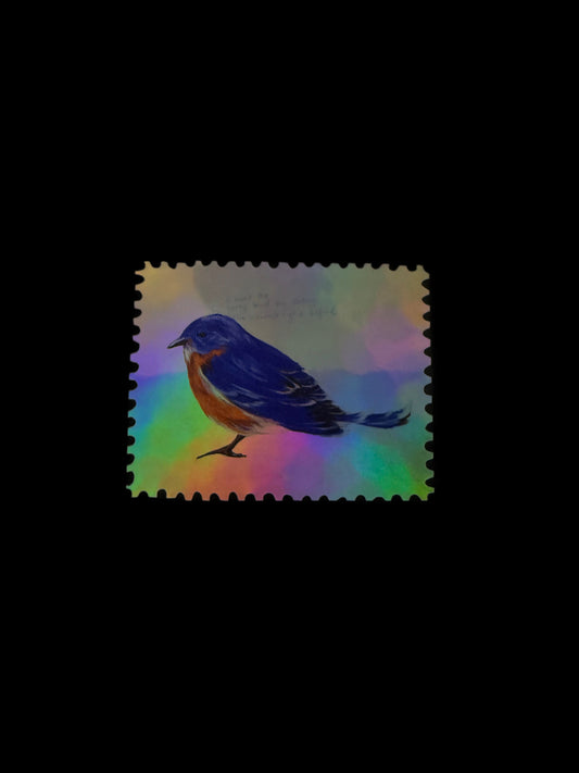 Halographic extra early bird stamp