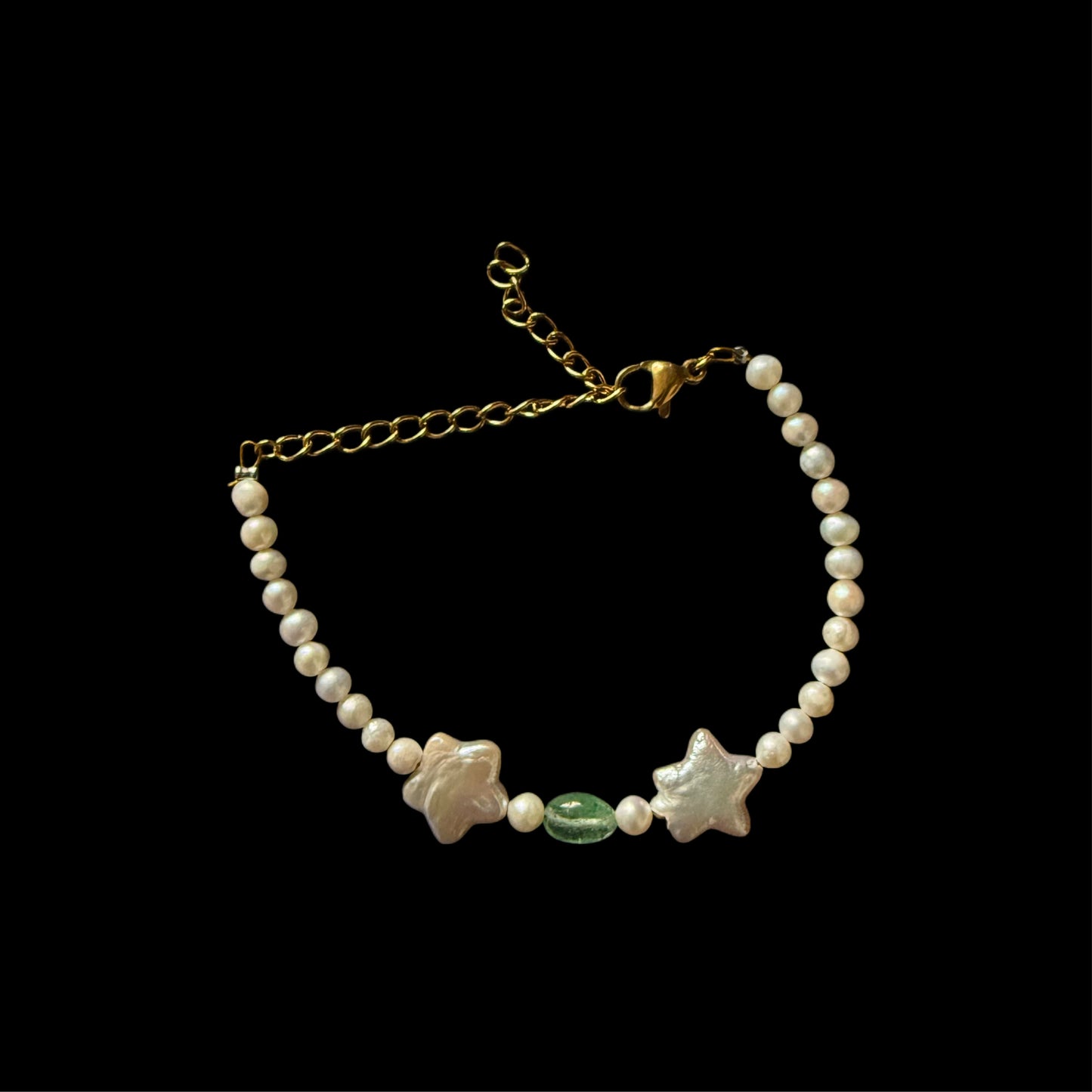 Stars holding hands bracelet