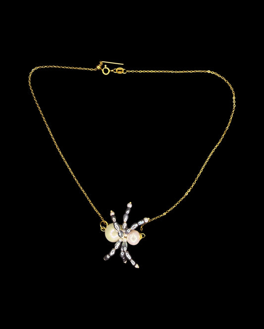 There is a spider on your neck