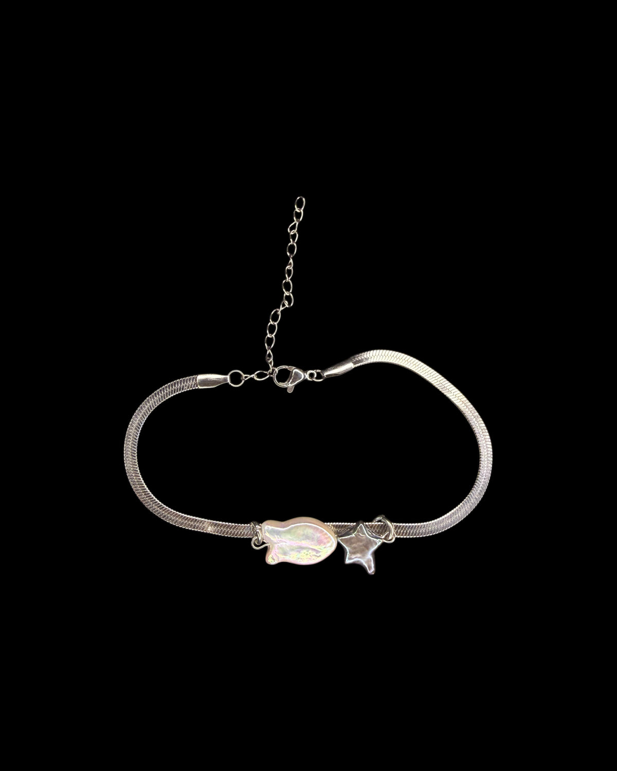 Story of a star eating fish bracelet