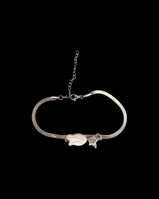 Story of a star eating fish bracelet